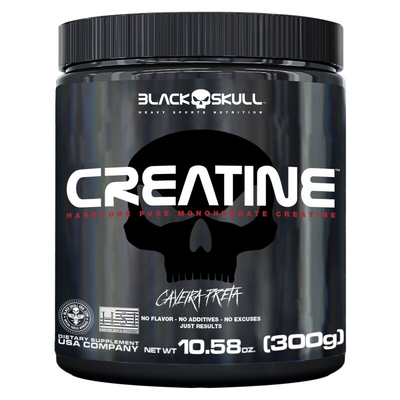 Creatine (300g) (Caveira Preta) - Black Skull