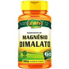 Magnésio dimalato (60caps) - Unilife