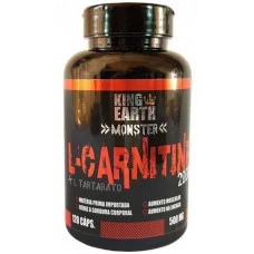 L-carnitina 120caps 500mg - King Earth
