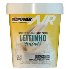 Pasta de Amendoim AIR (600g) (LEITINHO) - Vitapower